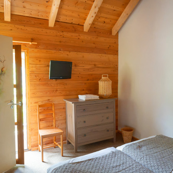 La chambre "Coco le haricot" - Gîte Le Jardin des Ecrins